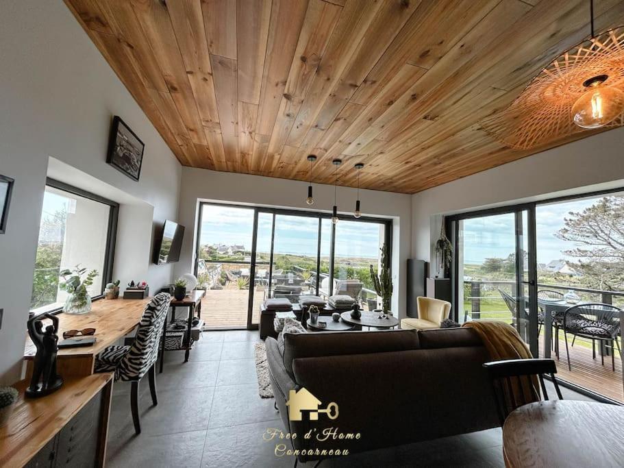Villa Trevi , Spacieuse, Vue Mer Trégunc Exteriör bild